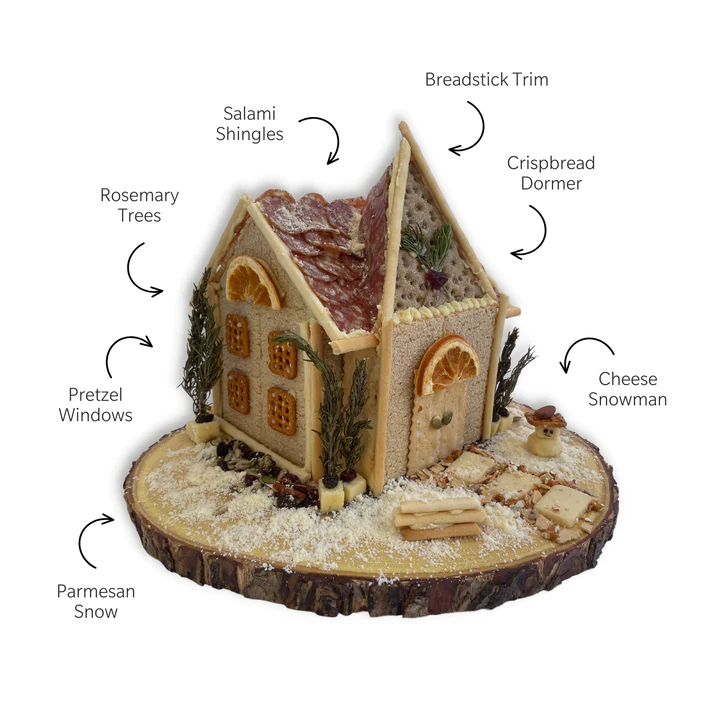 A Charcuterie Chalet from Edible Architecture